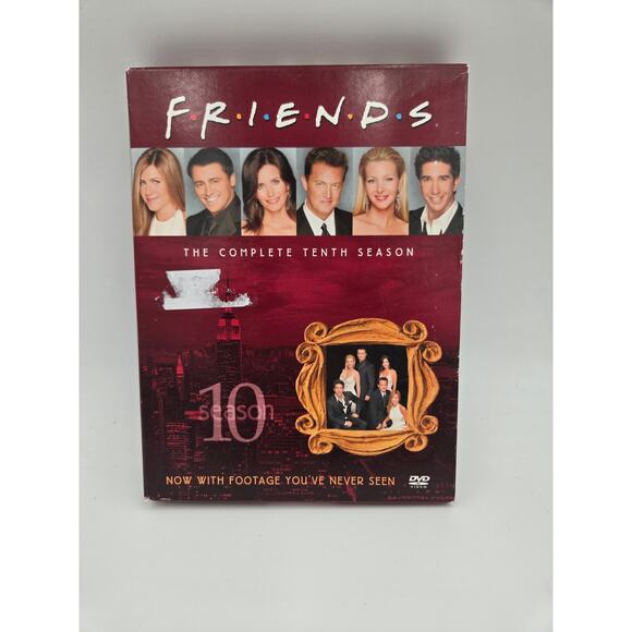 Friends DVD Seasons 5 & 10 + Finale Disc with Women’s Medium Friends Jacket - Picture 9 of 15